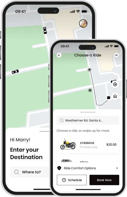 Bike taxi app
